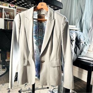 Ted Baker Light Blue Single Breasted Fitted Blazer